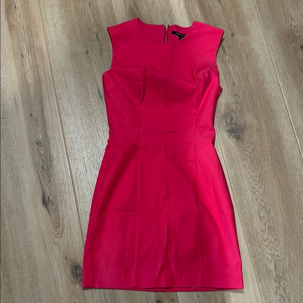 Elegant Pink Sleeveless Dress